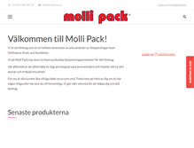 Tablet Screenshot of mollipack.se